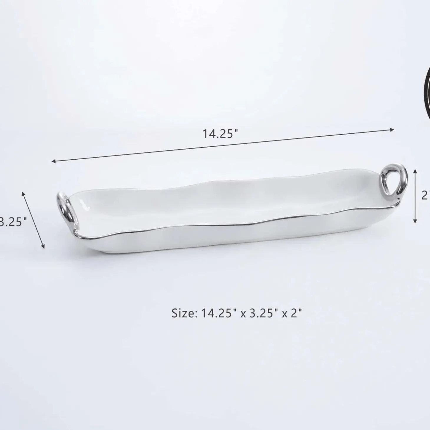 Serveware>Roger's Gardens Argentinian Salerno Cracker Tray