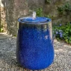 Fountains>Roger's Gardens Daralis Fountain, Small - Riviera Blue