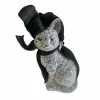Halloween Decor>Roger's Gardens Elvira The Black Cat - 16" Tall
