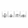 Glassware>Roger's Gardens Famous Mountain Peaks Crystal Whiskey Glasses - Set Of 4