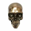 Halloween Decor>Roger's Gardens Mystical Bronze Skull - 5.25" Tall