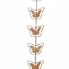 Garden Accents + Bird Feeders>Roger's Gardens Mystic Butterfly Rain Chain - 96" Long