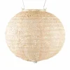 Garden Accents + Bird Feeders>Roger's Gardens Pearl Solar Globe Lantern - 8"