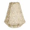 Garden Accents + Bird Feeders>Roger's Gardens Prism Pearl Rose Solar Lantern - 11"