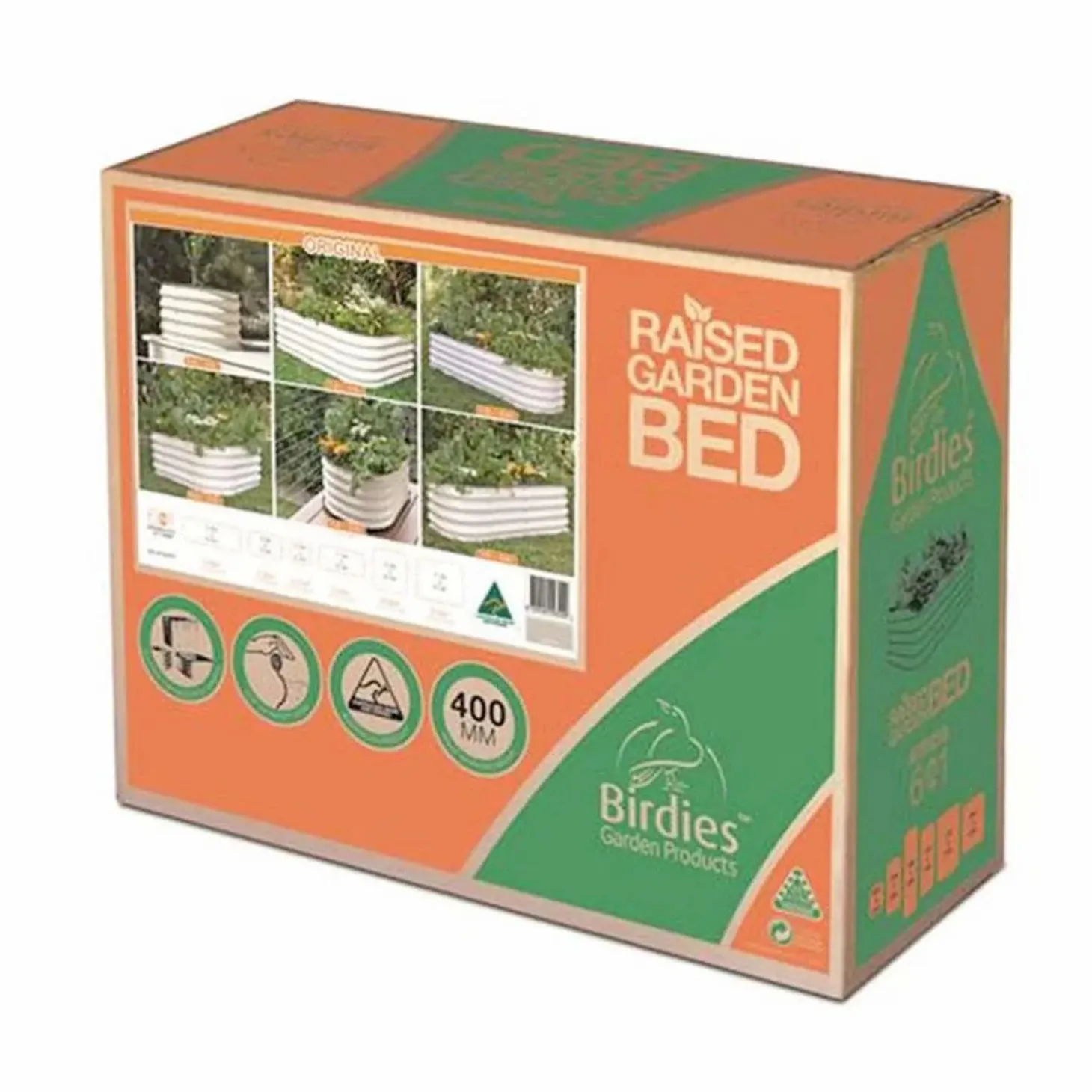 Pottery + Planters + Containers>Roger's Gardens Space-Friendly Metal Raised Bed - Multiple Sizes