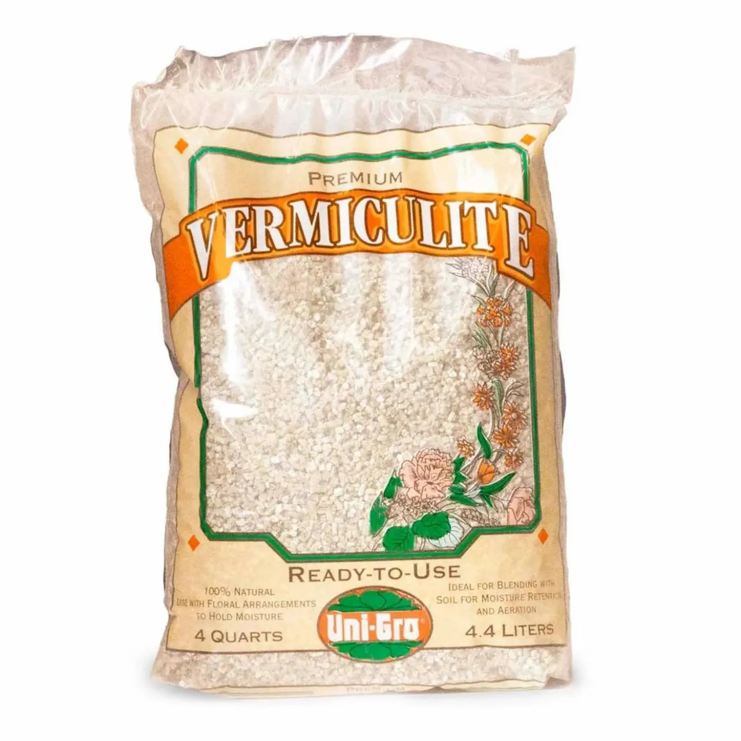 Soils + Fertilizers + Sprays>Roger's Gardens Uni-Gro Vermiculite - 4Qt