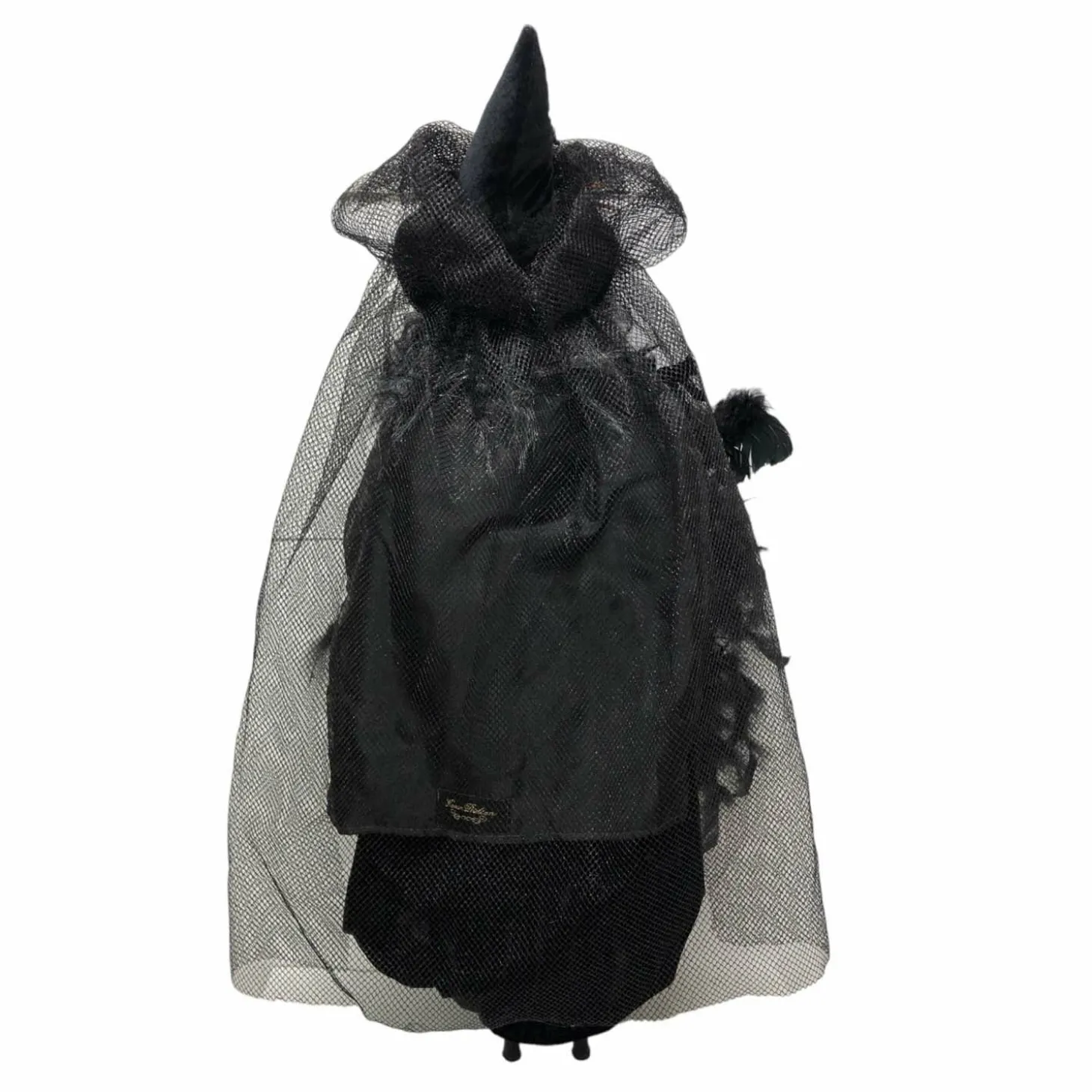 Halloween Decor>Roger's Gardens Willow The Orange Witch - 28" Tall